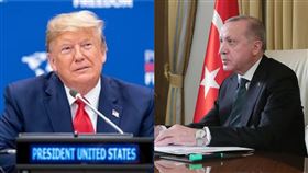 （圖／翻攝自美國白宮臉書、艾爾段臉書）土耳其,川普,艾爾段