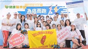 藝人郭書瑤領隊30名血友病友與家屬熱血路跑，鼓勵血友病友做好預防性治療，降低出血次數，進而能勇敢追夢。