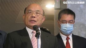 行政院長蘇貞昌11日上午出席「109年地政節慶祝大會」。（圖／記者盧素梅攝影）