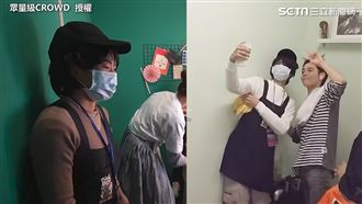 好友裝清潔工　展瑞合照隔5秒才驚覺