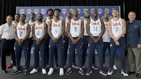 ▲2016年里約奧運，NBA派出夢幻隊參賽。（圖／美聯社／達志影像）
