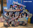 台灣女子偶像團體AKB48 Team TP祝福三立新聞網7周年生日快樂。（記者邱榮吉/攝影）