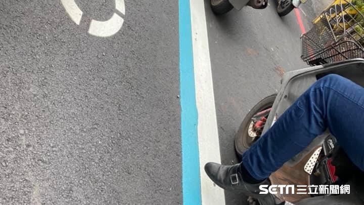 彰化這條路多藍線　用途讓人長知識了
