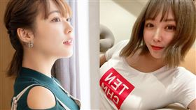 橋本甜歌謊稱自己努力讓上圍激升，還賣豐胸商品大賣被踢爆隆乳。（圖／翻攝自橋本甜歌IG）