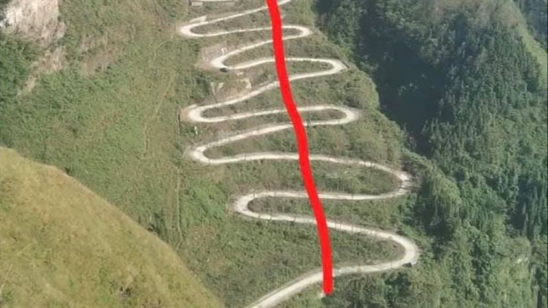 山路舖直的比較快？駕駛嚇壞：變出山