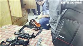 衝鋒槍,埋伏,逮人,三峽,翻攝畫面