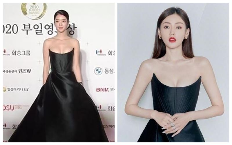 女星撞衫徐睿知碗公禮服　網讚她勝出
