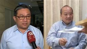 王定宇，中國學者李毅（組合圖）