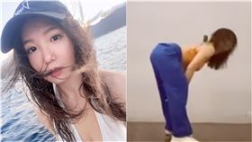 郭書瑤,電臀,練舞。翻攝自ig
