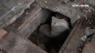 家門驚見天坑　中和居民憂樓塌路垮