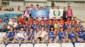 ▲第一屆男女冠軍隊合影。（圖／迷你足球協會提供）