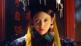 《慈禧秘密生活》邱淑貞飾演「慈禧太后」、梁家輝飾演恭親王。翻攝百度