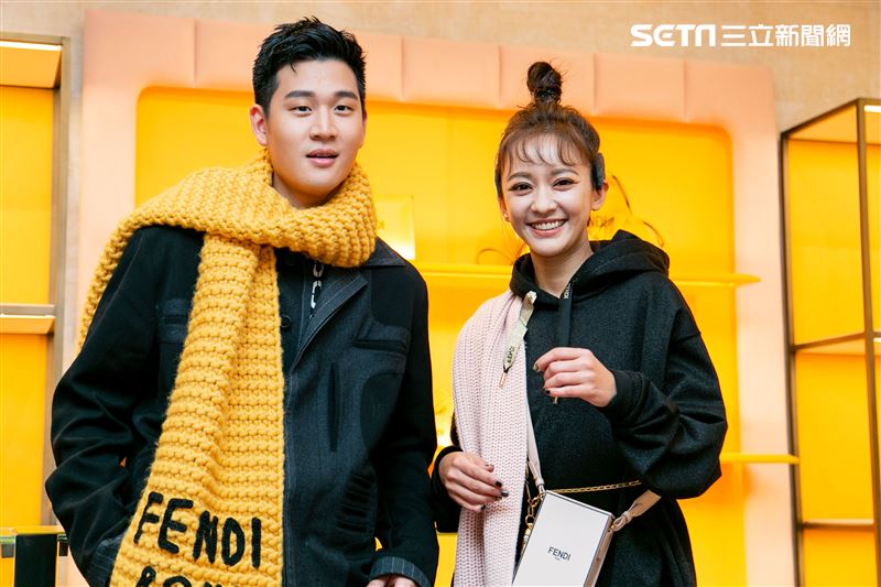 周興哲、陳意涵出席FENDI新品記者會。（圖／記者楊澍攝影）