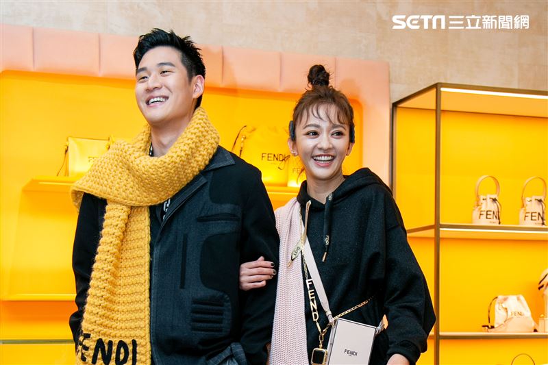 周興哲、陳意涵出席FENDI新品記者會。（圖／記者楊澍攝影）
