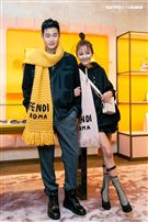 周興哲、陳意涵出席FENDI新品記者會。（圖／記者楊澍攝影）
