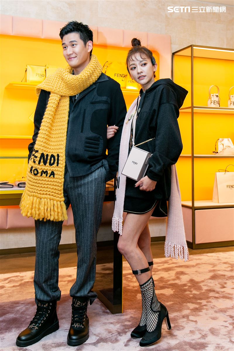 周興哲、陳意涵出席FENDI新品記者會。（圖／記者楊澍攝影）