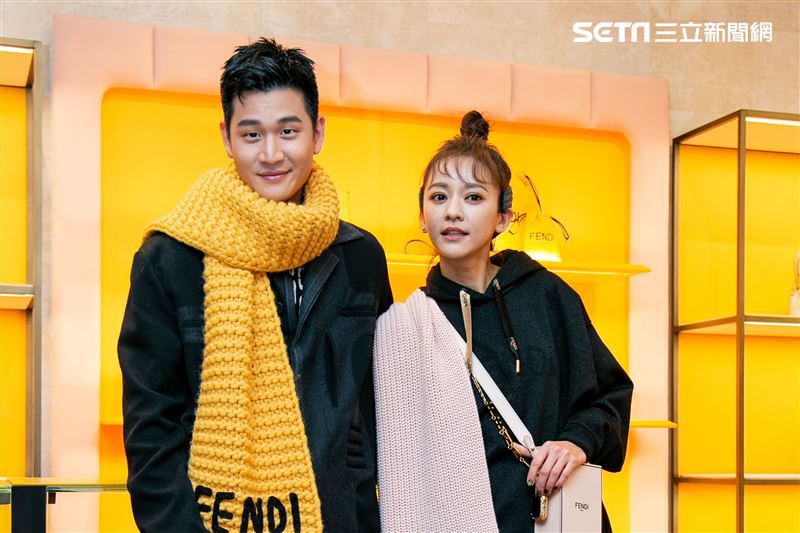 周興哲、陳意涵出席FENDI新品記者會。（圖／記者楊澍攝影）
