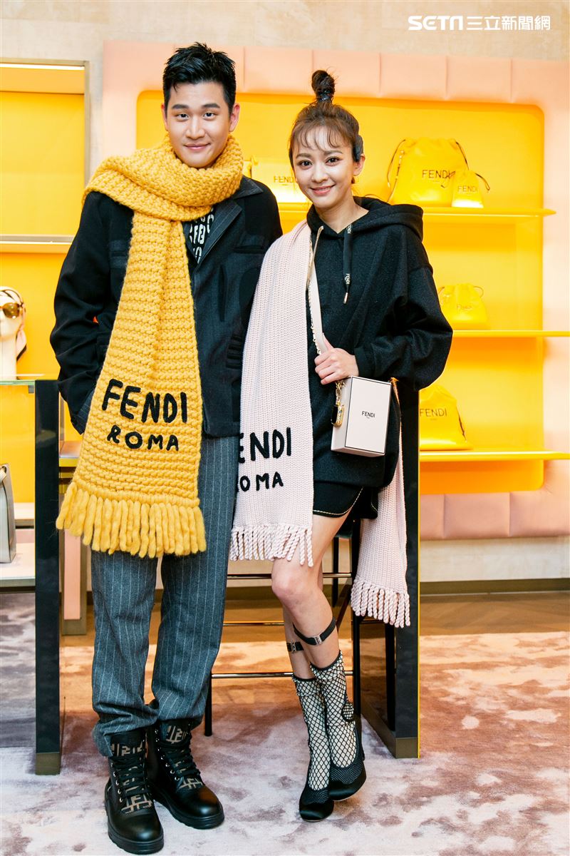 周興哲、陳意涵出席FENDI新品記者會。（圖／記者楊澍攝影）