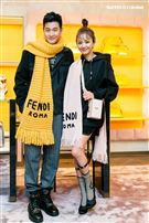 周興哲、陳意涵出席FENDI新品記者會。（圖／記者楊澍攝影）