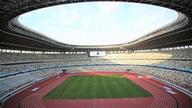 東京奧運主場館21日啟用典禮 天團嵐表演2020年東京奧運暨帕運主場館國立競技場15日舉行竣工典禮。這座場館為地上5層、地下2層建築，花3年時間興建。中央社記者楊明珠東京攝 108年12月15日