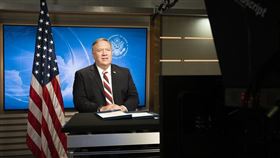 美國國務卿蓬佩奧（圖）12日抨擊，北京已近乎摧毀香港自治，取消香港議員資格之舉，更加凸顯中國無視自身承諾。（圖／翻攝自twitter.com/SecPompeo）
