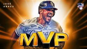 ▲白襪一壘手阿布瑞尤（Jose Abreu）獲選美聯MVP。（圖／翻攝自MLB推特）