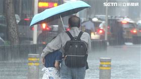 天氣,氣象,下雨,颱風,降雨,雨天,停班,停課,上班,上課,冒雨,雨傘,撐傘,淋雨,強風,豪雨（示意圖／邱榮吉攝影）