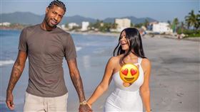 NBA／曬照自嘲　喬治妻人字奶炸出
NBA,洛杉磯快艇,Paul George,求婚,Daniela Rajic,脫衣舞孃
翻攝自IG ygtrece