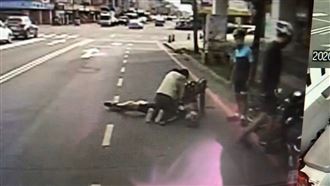 單車男倒地沒心跳　熱血女騎士救援