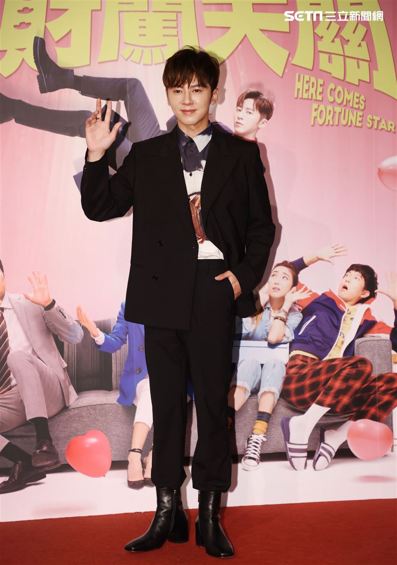 李國毅出席華劇 「廢財闖天關」首映。（記者邱榮吉/攝影）