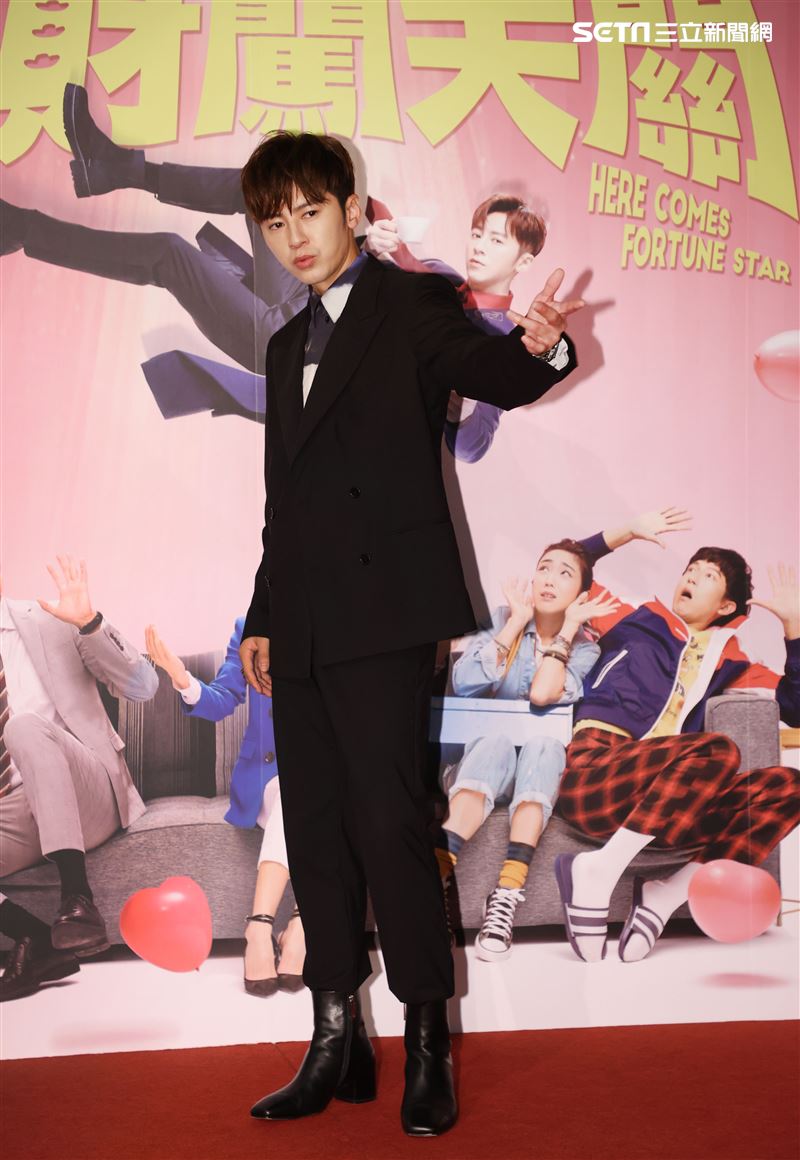 李國毅出席華劇 「廢財闖天關」首映。（記者邱榮吉/攝影）