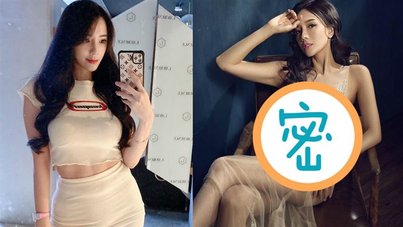 子涵性感大噴發　透視禮服裡面都沒穿