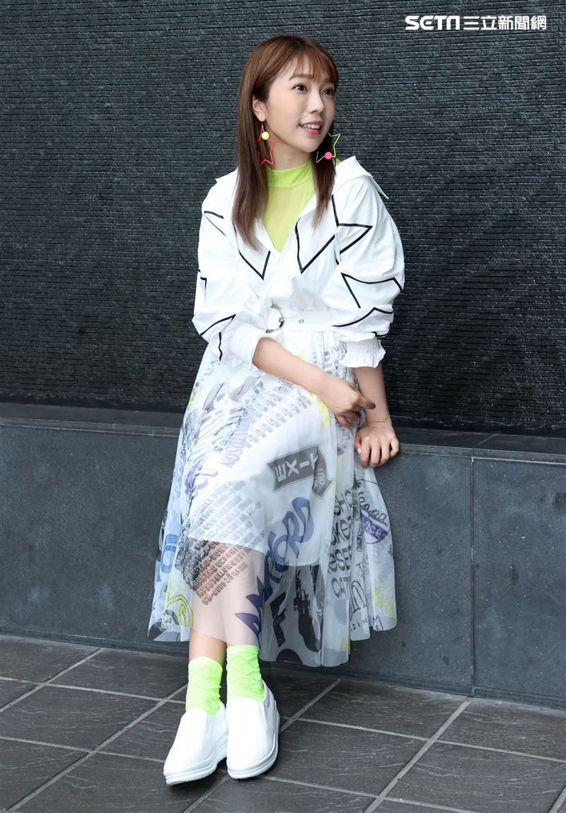 蔡家蓁三立新聞網專訪。（記者邱榮吉/攝影）