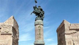 成吉思汗衣冠塚所在地。（圖／翻攝自微博）