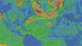 1114大西洋（圖／翻攝自天氣與氣候監測網）