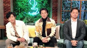 《親愛的房客》導演鄭有傑、莫子儀、姚淳耀以及陳淑芳，分享出道演戲過程。（圖／年代提供）