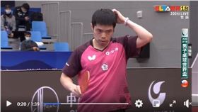 ▲莊智淵在世界盃桌球賽淘汰賽首輪出局。（圖／翻攝自愛爾達體育家族臉書）