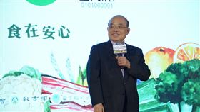 蘇貞昌出席「政府把關 學生健康- 學校午餐全面採用國產食材」宣示儀式。（圖／行政院提供）