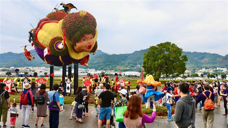 新社花海開幕　盧秀燕：台灣普羅旺斯