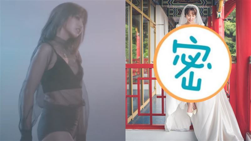 平常薄紗黑內衣　潘嘉麗婚紗跌破眼鏡