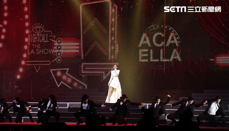Ella陳嘉樺首場個人大型巡迴「艾拉秀」首戰台北流行音樂中心登場。（記者邱榮吉/攝影）