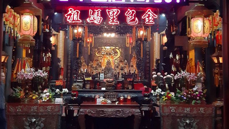 金山慈護宮二媽回娘家　海岸潮退祭典