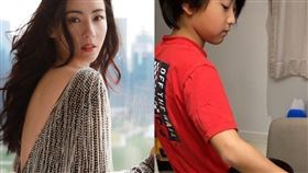 香港女星張柏芝與謝霆鋒自2012年離婚後，擔起撫養2子Lucas跟Quintus的重任。（圖／翻攝自張柏芝微博）