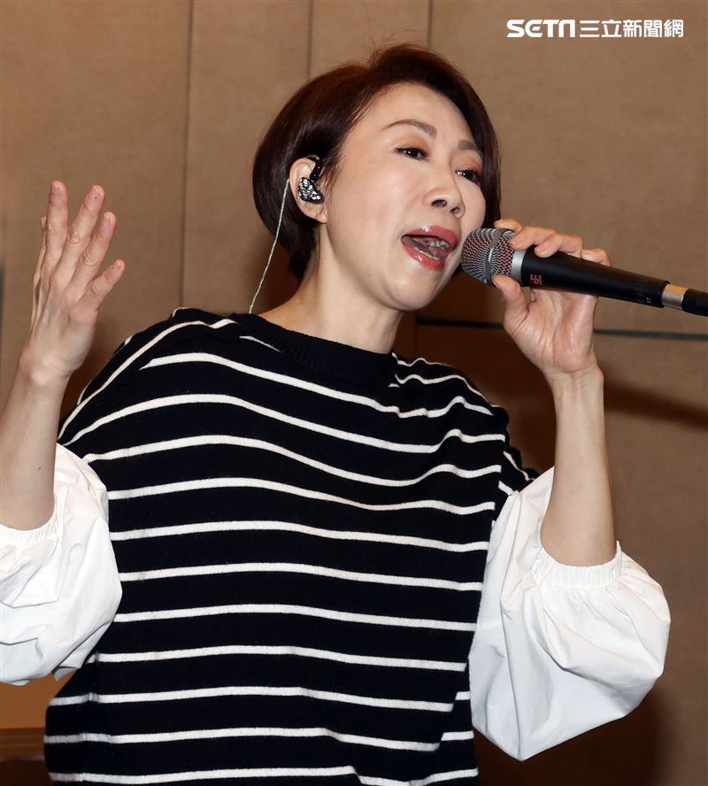 李翊君「翊如既往」演唱會練團彩排。（記者邱榮吉/攝影）