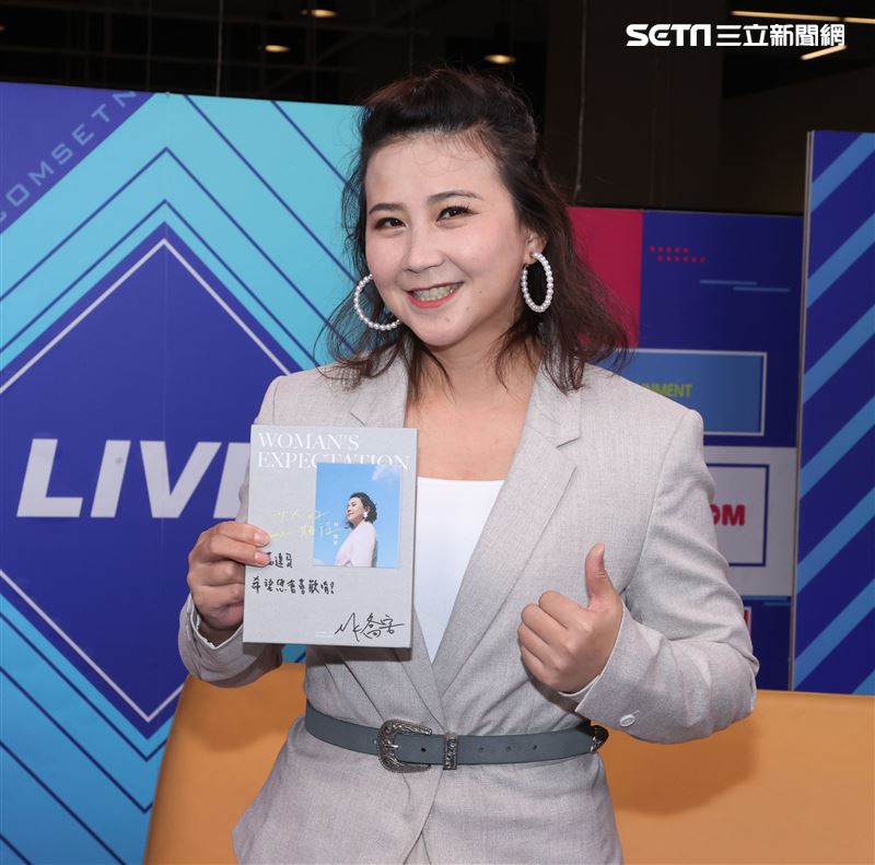 林喬安安安大明星。（記者邱榮吉/攝影）