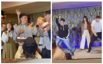 直擊殺青宴！他搔首狂扭喊話：出道了