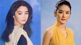 微博一組林青霞出道時期的絕美照，引發網友瘋傳，大讚林青霞實在太美了。（圖／翻攝自八卦時尚醬微博 ）