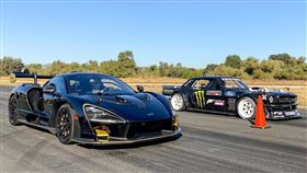 ▲福特Mustang Hoonicorn對決麥拉倫Senna（圖／翻攝自Hoonicorn FB）