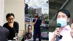 民主派前立法會議員朱凱廸、陳志全及許智峯（圖／翻攝自朱凱廸、陳志全及許智峯臉書）