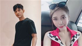 張立昂,戀情,車模凱倫。翻攝自臉書